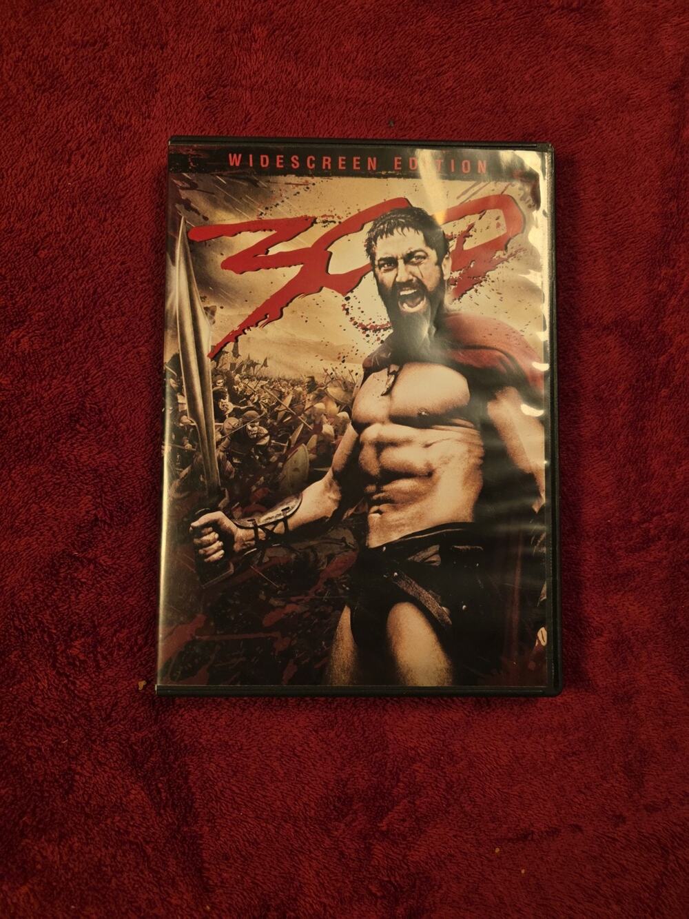 300 DVD 2007 Widescreen Edition Gerard Butler Warner Bros Action Movie Region 1